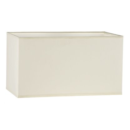 34CM Cream Cotton Rectangle Shade