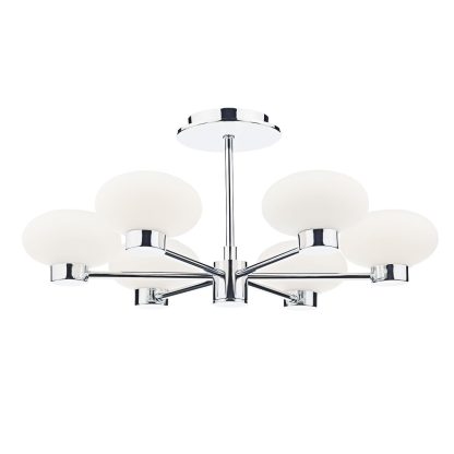 System 6 Light Semi Flush Polished Chrome - Image 4