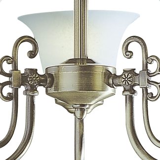 Woodstock 3 Light Antique complete with Glass