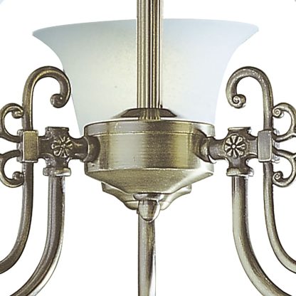 Woodstock 3 Light Antique complete with Glass