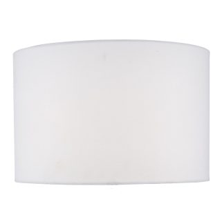 Zachary White Linen Drum Shade 43cm